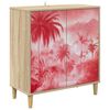 vidaXL Dressoir AACHEN Sonoma 69 x 33 x 75 cm Bewerkt hout