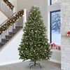 vidaXL Kunstkerstboom met 300 LED Groen 300 cm PVC en Metaal