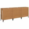 vidaXL Dressoirs 3 pcs Oud Hout 60 x 35 x 70 cm Bewerkt hout