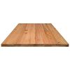 vidaXL Bureaublad rechthoekig 280x100x4cm massief eikenhout lichtbruin