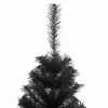 vidaXL Kerstboom met 150 LED met standaard Zwart 150 cm PVC