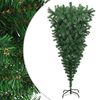 vidaXL Kunstkerstboom omgekeerd met standaard 180 cm groen