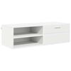 vidaXL Houten Kast 100,5 x 39 x 30 cm Wit Bewerkt hout