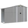 vidaXL Tuinschuur 277x93x179 cm gegalvaniseerd staal grijs