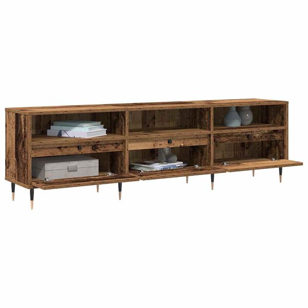 vidaXL TV-kast Oud Hout 150 x 30 x 45 cm Bewerkt hout