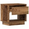 vidaXL Nachtkast met lade Oud hout 45 x 34 x 44 cm Bewerkt hout