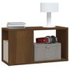 vidaXL Tv-meubel 60x24x32 cm bewerkt hout bruin eikenkleur