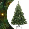 vidaXL Kunstkerstboom met 150 LED met standaard Groen 120 cm PE en PVC