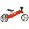 vidaXL Loopfiets voor kinderen 2-in-1 rood