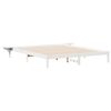 vidaXL Bedframe met Zijtafels Wit 200 x 220 cm Massief grenenhout