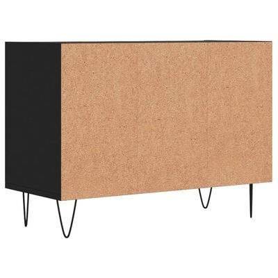 vidaXL Tv-meubel 69,5x30x50 cm bewerkt hout zwart