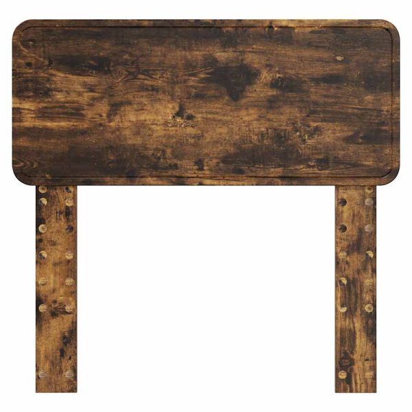 vidaXL Hoofdbord met hoofdeinde Gerookt eiken 100 cm Bewerkt hout