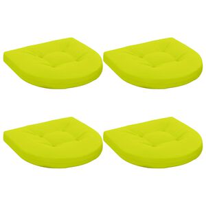 vidaXL 4-Piece Zitkussens 4 st 100% Polyester Helder groen
