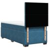 vidaXL Boxspring met matras fluweel blauw 90x190 cm
