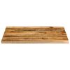 vidaXL Tafelblad met natuurlijke rand 90x80x3,8 cm massief mangohout
