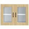 vidaXL Keukenbovenkast met glazen deur Kalmar bewerkt hout sonoma eikenkleur