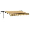 vidaXL Handmatige Luifelhouder met LED's 3,5 x 2,5 m