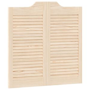 vidaXL Schuifdeuren 80 x 40 cm Massief grenenhout Naturel