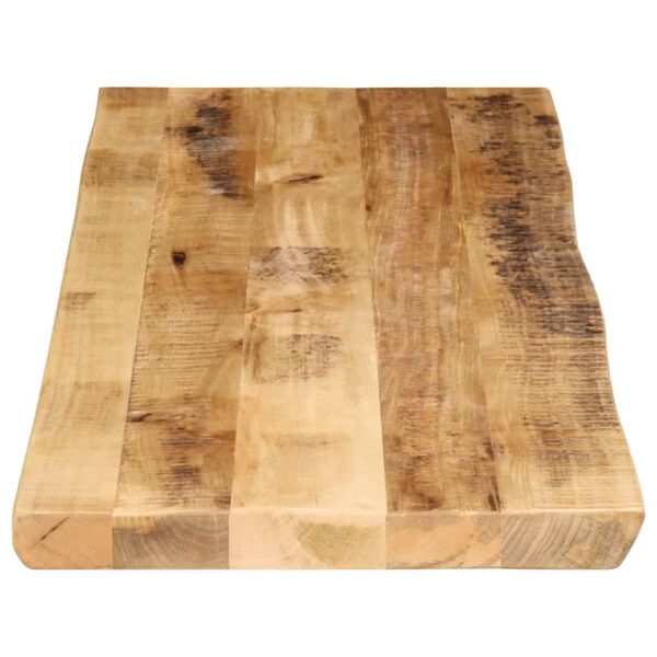vidaXL Tafelblad met natuurlijke rand 140x40x3,8 cm massief mangohout
