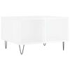 vidaXL Salontafel 60x50x36,5 cm bewerkt hout hoogglans wit