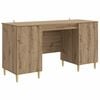 vidaXL Bureau Artisanaal eiken Bewerkt hout 142,5 x 50 x 75 cm