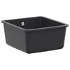 vidaXL Enkele spoelbak Graniet 42 x 46 x 31 cm Grafiet