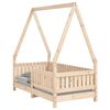 vidaXL Kinderbedframe 70x140 cm massief grenenhout