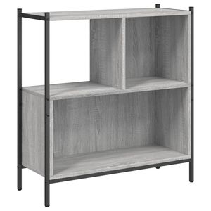 vidaXL Boekenkast 72x28x77,5 cm bewerkt hout grijs sonoma eikenkleur