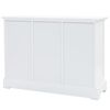 vidaXL Dressoir met 3 deuren 105x35x77,5 cm MDF en grenenhout