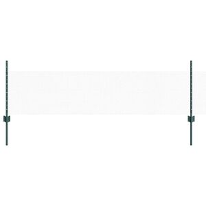 vidaXL zeshoekig gaasgek met palen 100 x 0,5 m PVC-Coated Staal Groen