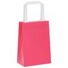 vidaXL Papieren zakken 50 st met hengsels 15x8x21 cm roze