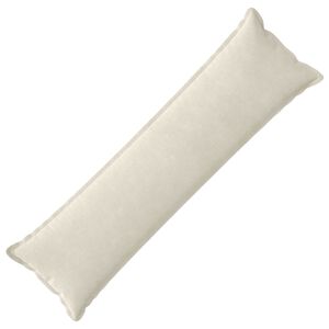 vidaXL Kussensloop HOUTEN Cr&egrave;mekleurig 40 x 145 cm Microfiber Fleece