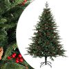 vidaXL Kunstmatige Inklapbare Kerstboom 120 cm PVC en Metaal Groen