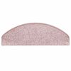 vidaXL Trapmatten 30 st 65x21x4 cm lichtroze halfrond groot