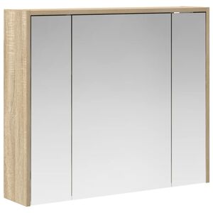 vidaXL Badkamer spiegelkast Sonoma Eiken 73,5 x 16 x 62,5 cm