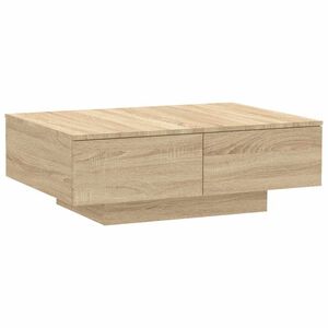 vidaXL Salontafel 90x60x31 cm bewerkt hout sonoma eikenkleurig