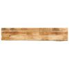 vidaXL Tafelblad met natuurlijke rand 180x40x2,5 cm massief mangohout
