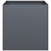 vidaXL Plantenbak 40x40x40 cm koudgewalst staal antracietkleurig
