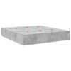 vidaXL Opbergbedframe met opslag Beton Grijs 180 x 200 cm Bewerkt hout