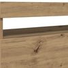 vidaXL Tv-meubel met LED 75x35x40 cm bewerkt hout artisanaal eiken