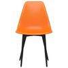 vidaXL Eetkamerstoelen 2 st PP oranje