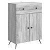 vidaXL Dressoir Grijs sonoma 66 x 34,5 x 90 cm Bewerkt hout