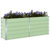 vidaXL Plantenbak Pastelgroen 480 x 50 x 45 cm Gegalvaniseerd staal