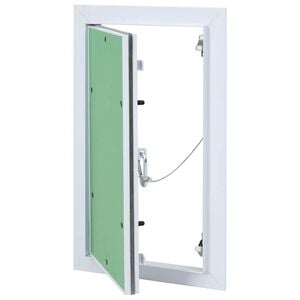 vidaXL Toegangs paneel Groen en Zilver 25 x 45 cm
