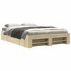 vidaXL Bedframe zonder matras hout sonoma eikenkleurig 140x190 cm