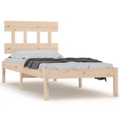 vidaXL Bedframe massief hout 100x200 cm