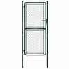 vidaXL Tuinpoort staal 100x175 cm groen