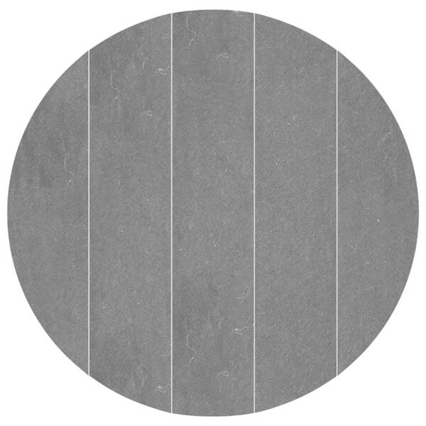 vidaXL Zwembadgrondzeil &Oslash;550 cm polyester geotextiel lichtgrijs