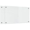vidaXL Keukenachterwand 2 st Doorzichtig 70 x 40 cm gehard glas
