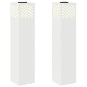vidaXL Solar LED Pad Licht 2 st Warmwit 18 x 18 x 80 cm
